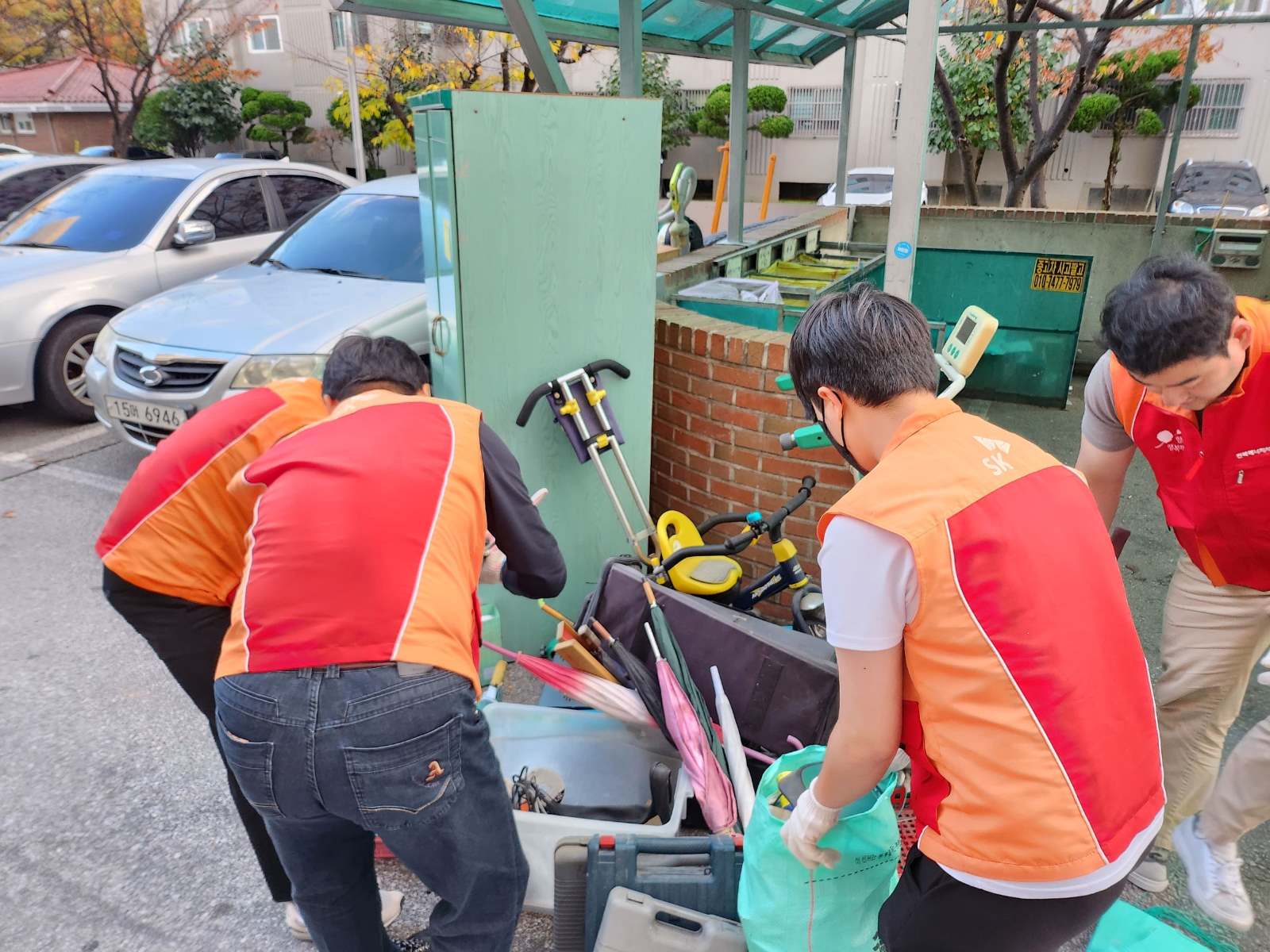 전북에너지, 독거노인 집 청소 봉사활동