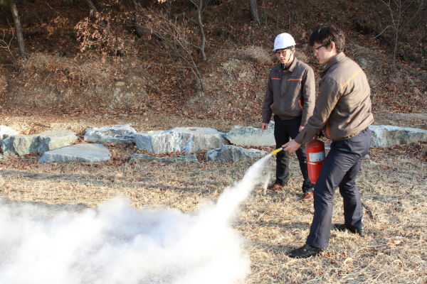 영남ES, 전사소방훈련 실시