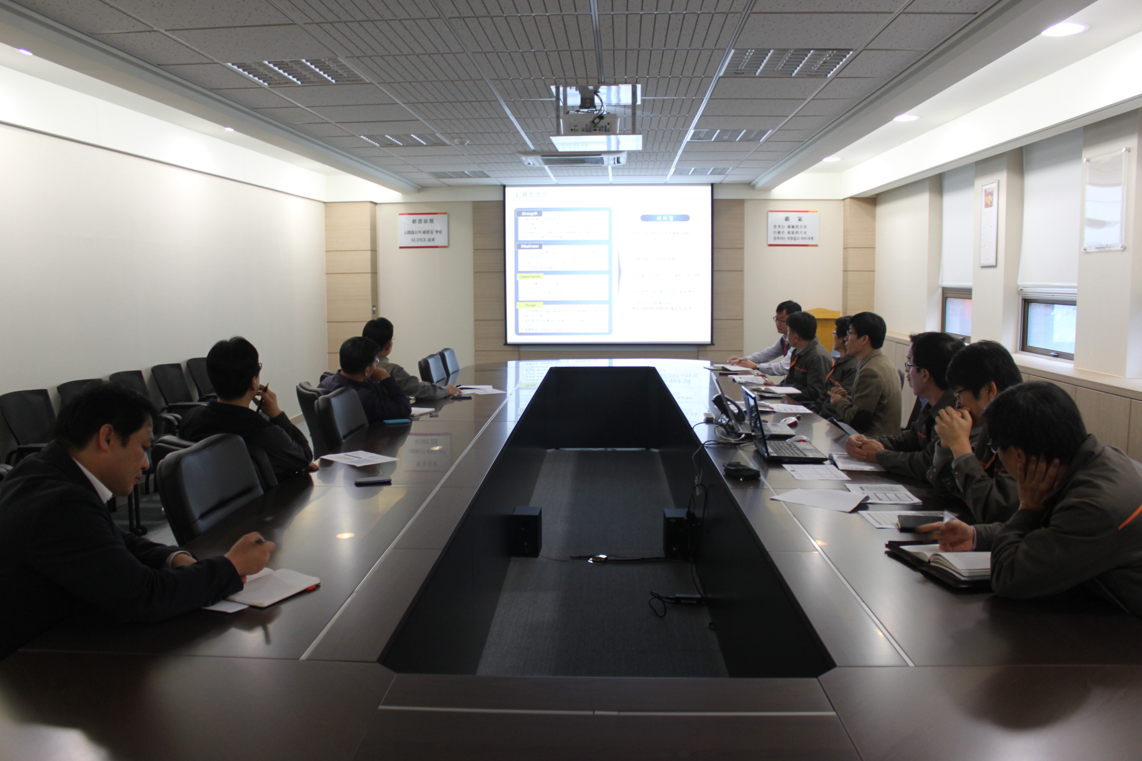 영남ES, 2013년 경영계획보고 실시