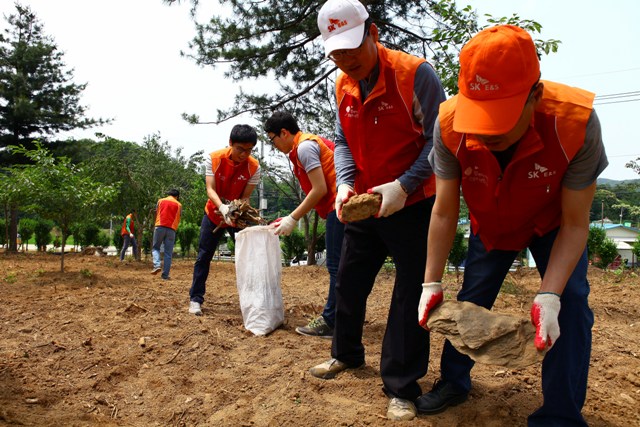 능평리 문화마을·SK E&S 1사1촌 자매결연 협약 체결 (2014/ 6/ 10)