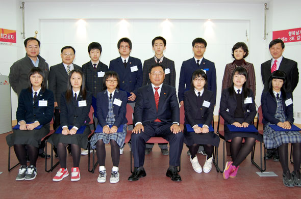 강원•익산도시가스, 2007년도 장학금 수여