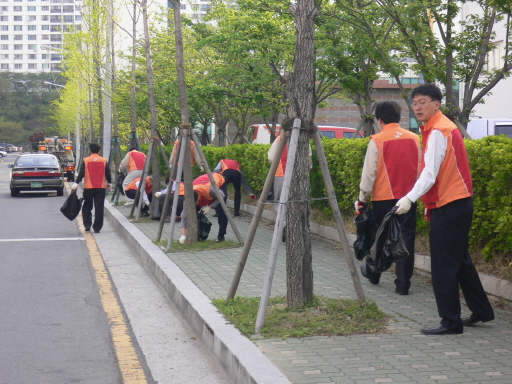 부산도시가스, 회사 인근 정화운동