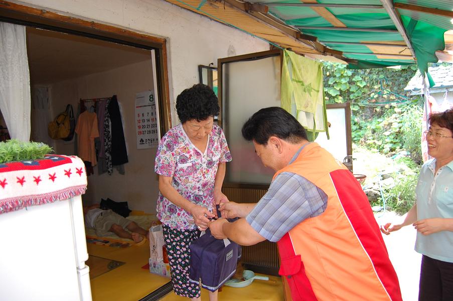 강원도시가스, 도시락배달 활동 실시