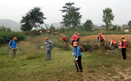 전북E서비스, 노인복지시설 자원봉사 