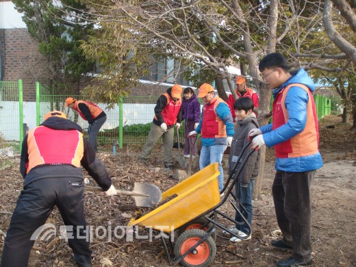 전북ES, 기독삼애원서 자원봉사활동 