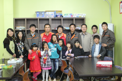 영남ES,  지역아동센터 대청소지원