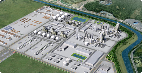 블루수소플랜트 조감도