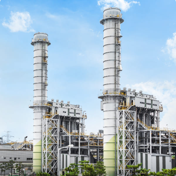 천연가스 발전소 모습