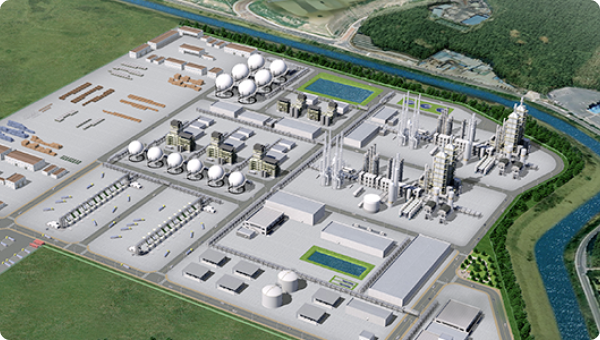 블루수소플랜트 조감도